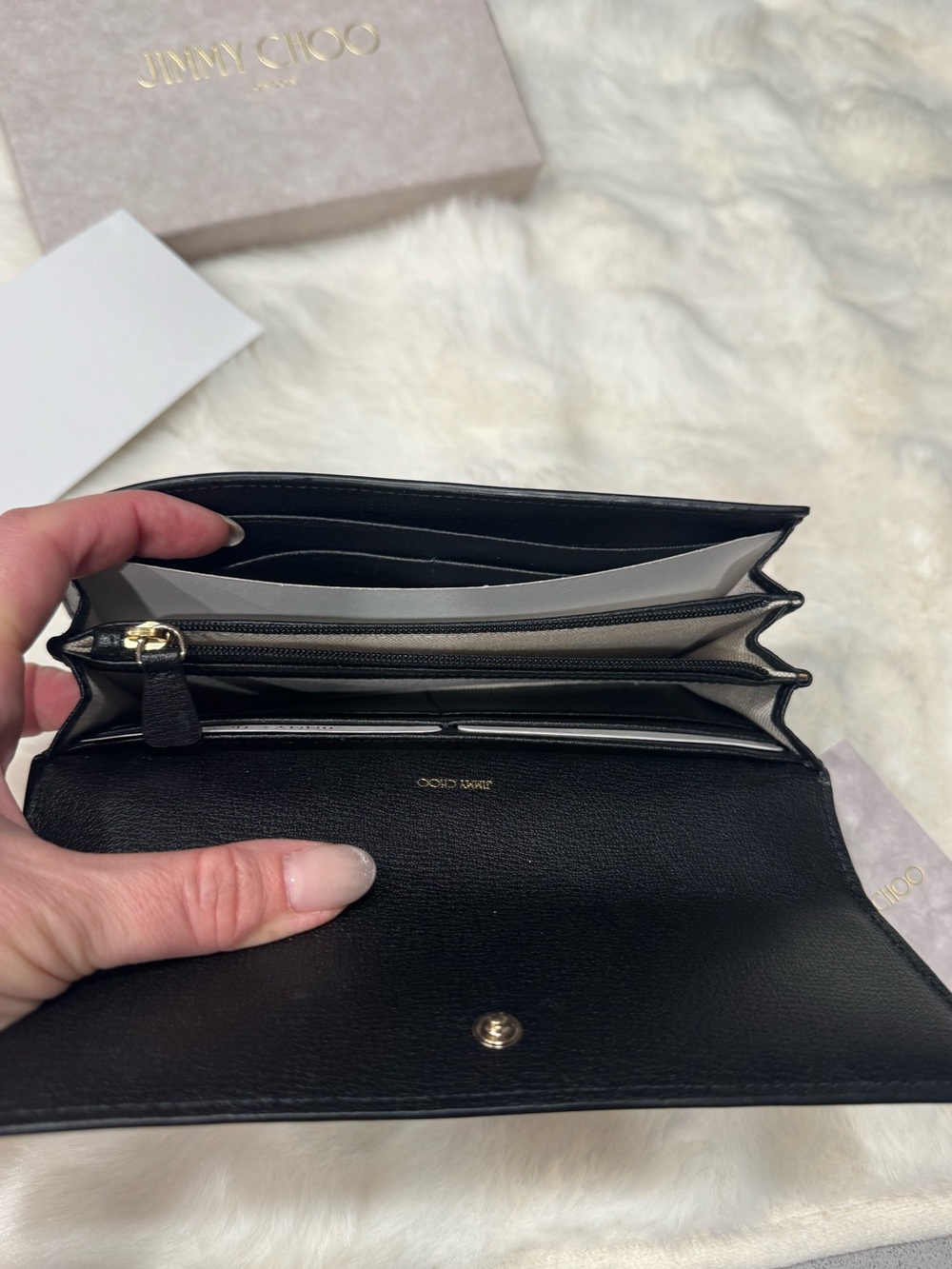 🖤 Jimmy Choo Martina Continental Wallet - Picture 11 of 16